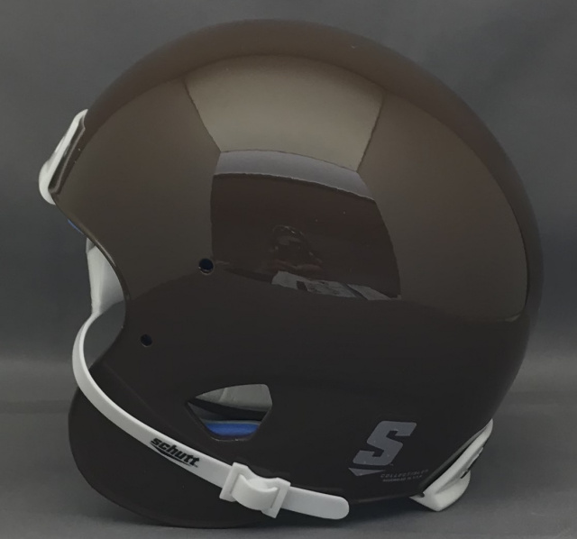 Brown Schutt XP Mini Football Helmet Shell